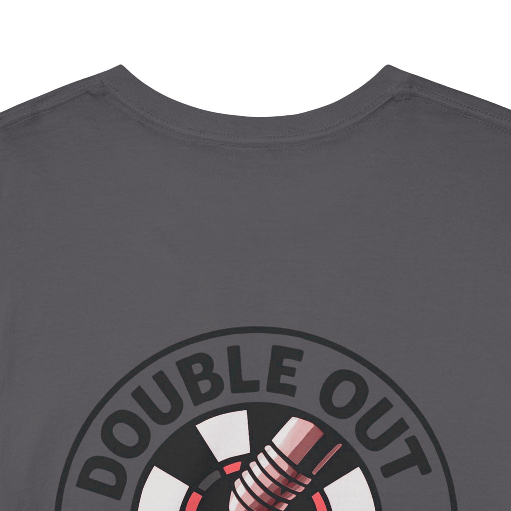 Double Out Mafia Darts Tee — Retro Dartboard Logo T-Shirt