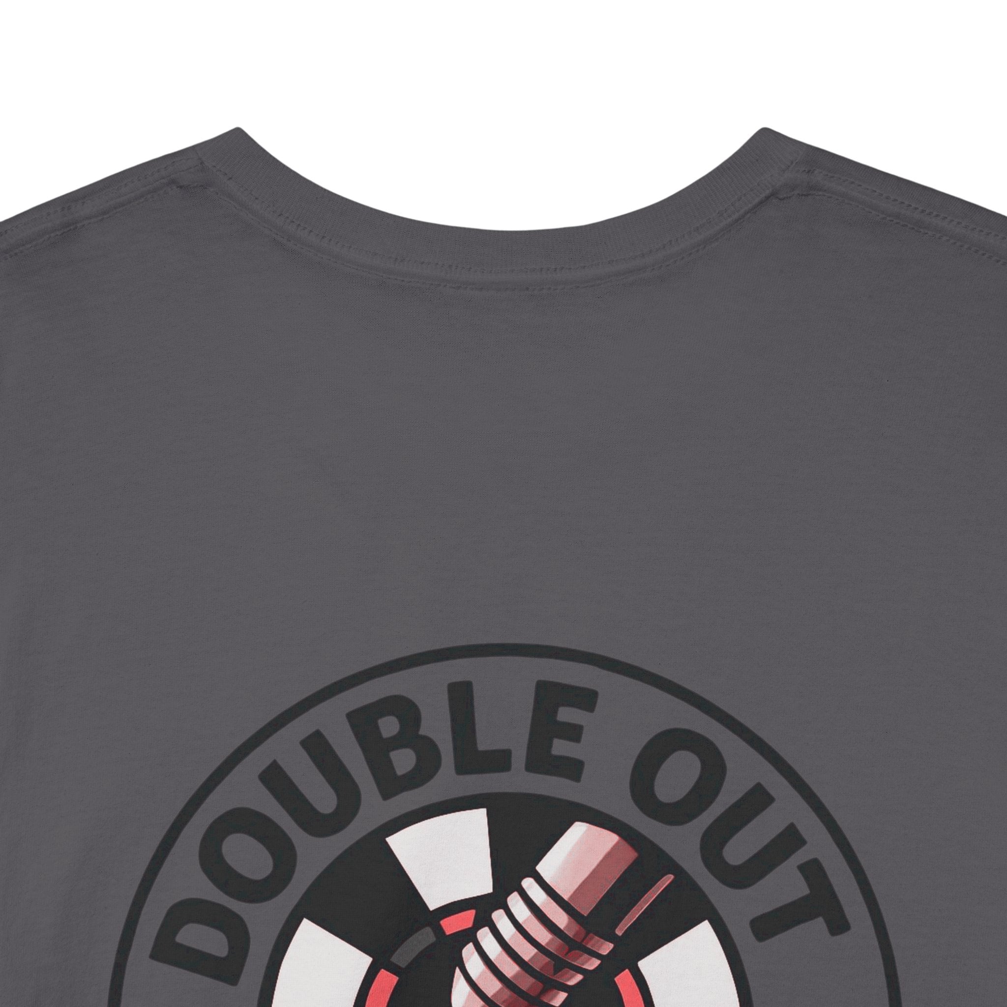 Double Out Mafia Darts Tee — Retro Dartboard Logo T-Shirt