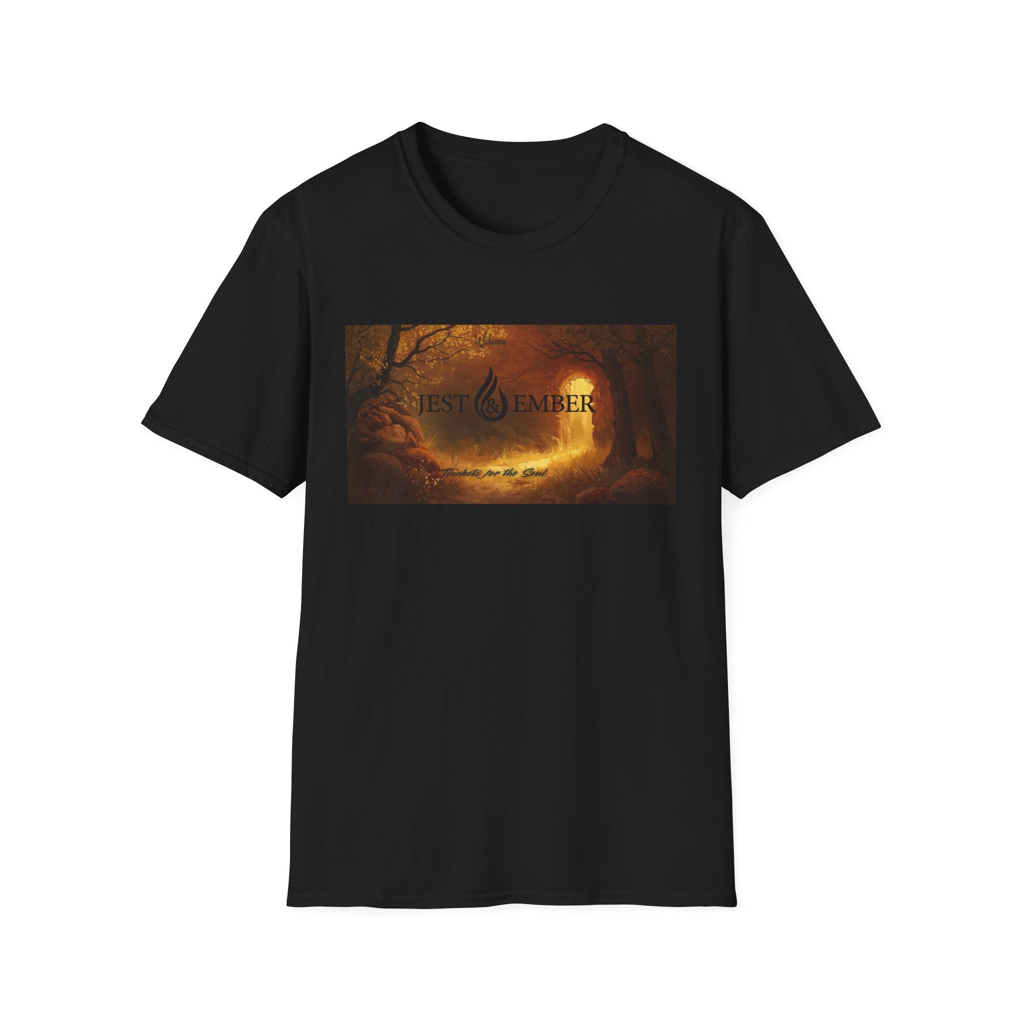 T-Shirt - "Rest & Remember" Autumn Forest Scenic Tee