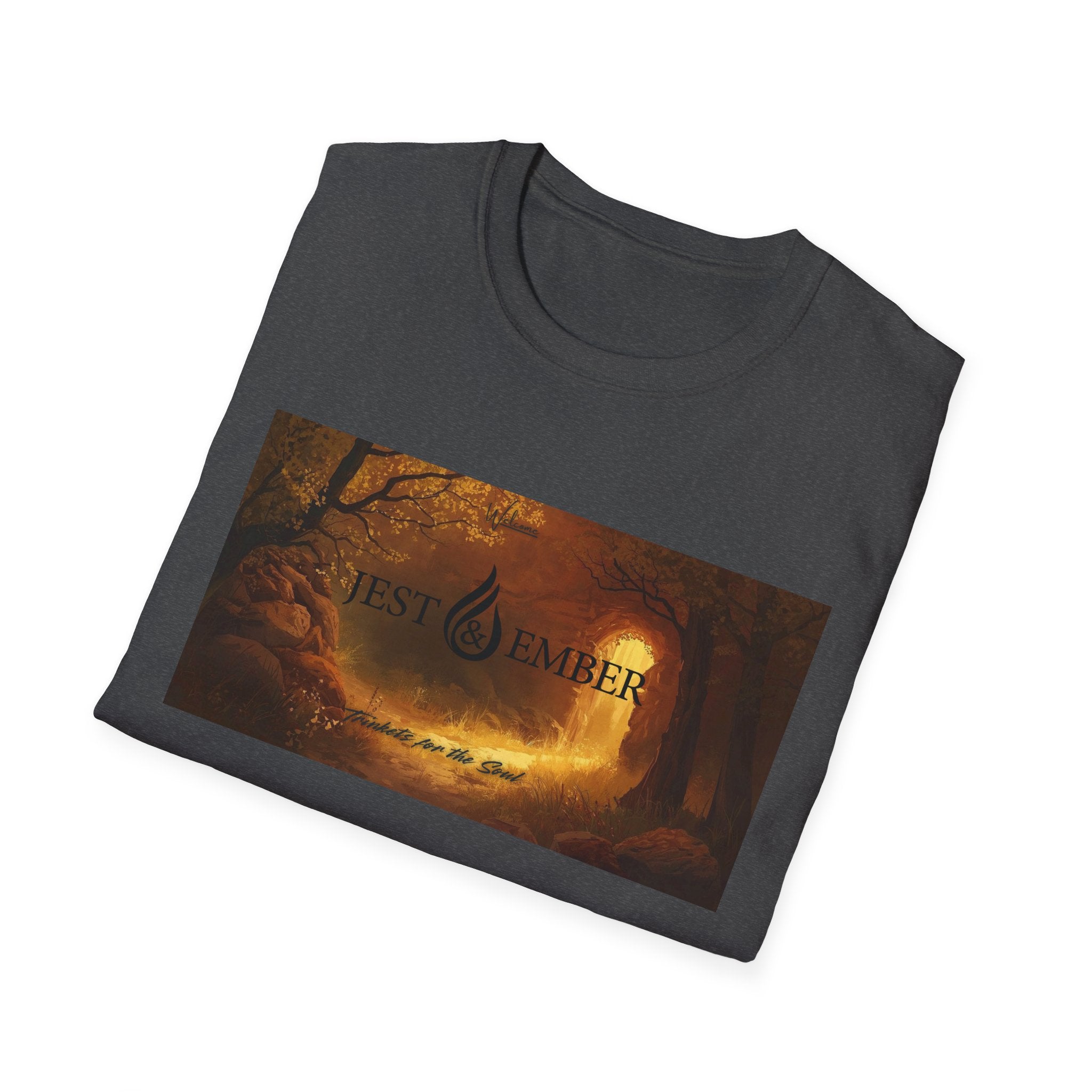 T-Shirt - "Rest & Remember" Autumn Forest Scenic Tee