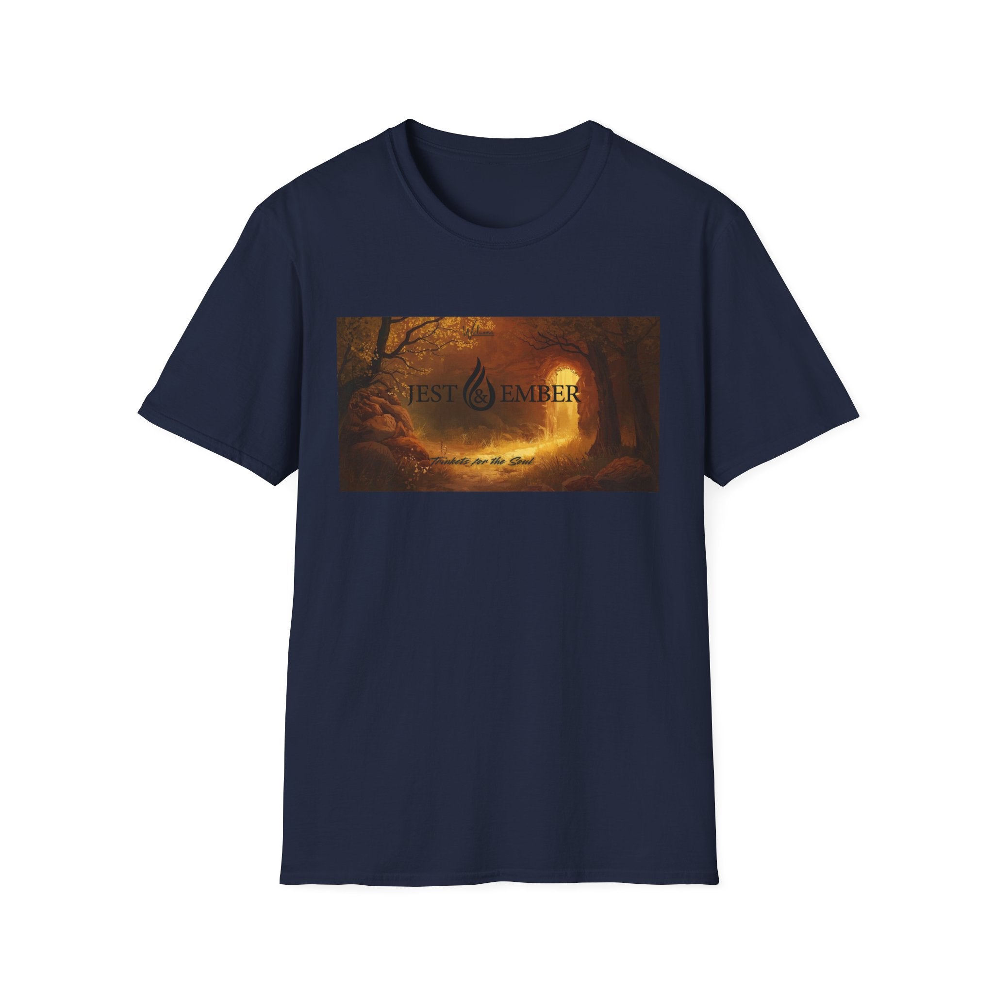 T-Shirt - "Rest & Remember" Autumn Forest Scenic Tee