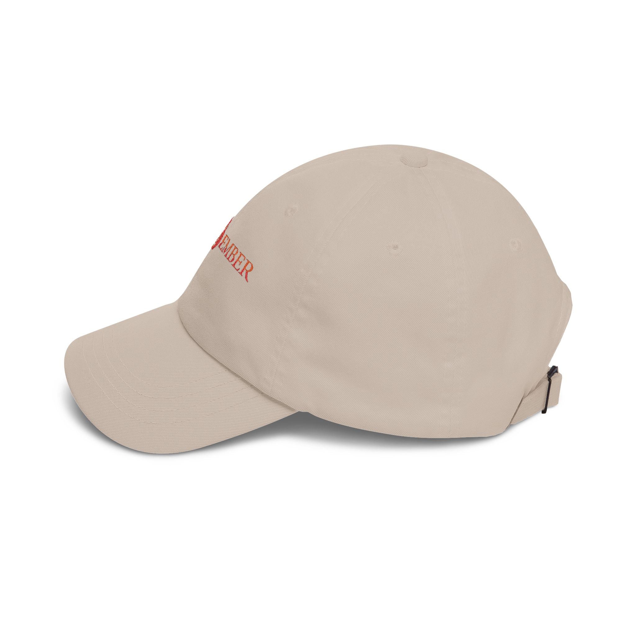 Jest & Ember flame logo Dad Cap | Embroidered baseball hat, adjustable