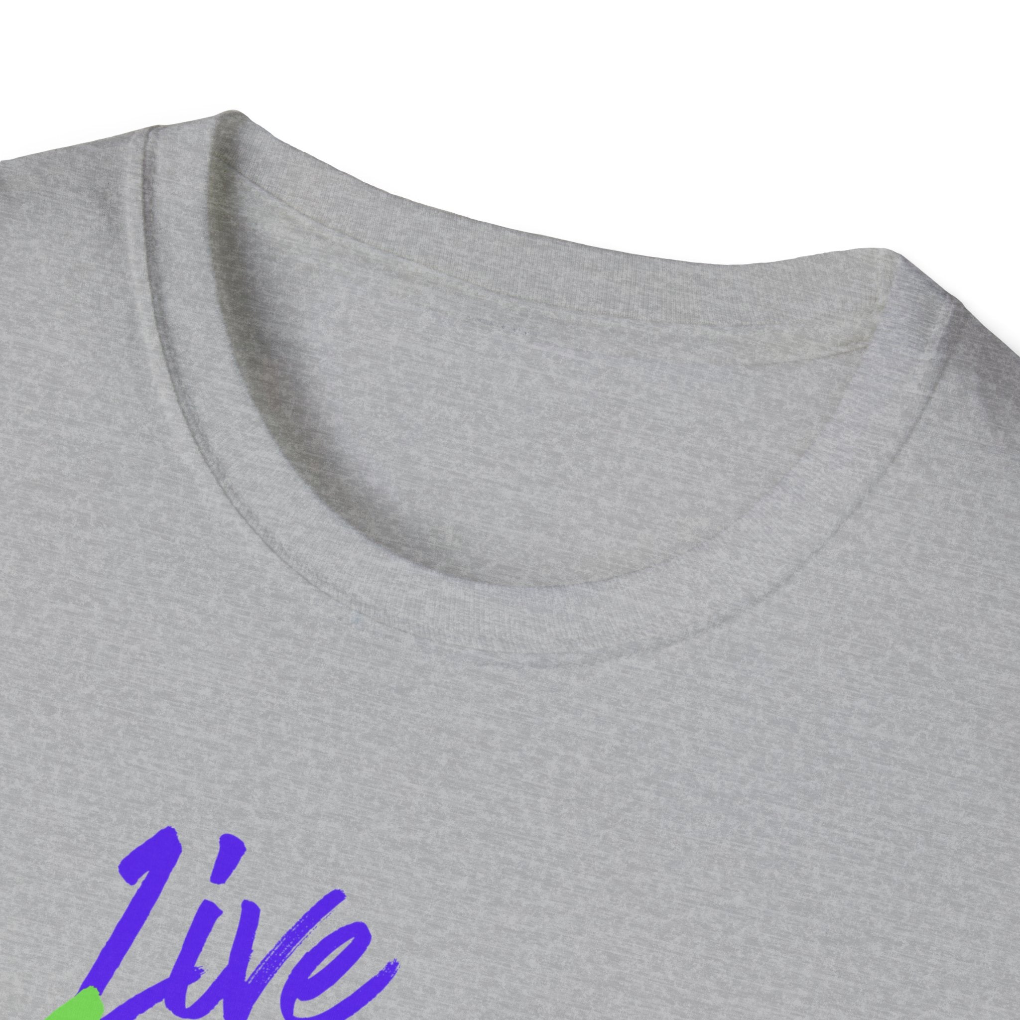 Live Laugh Love Heart T-Shirt — Colorful Inspirational Tee