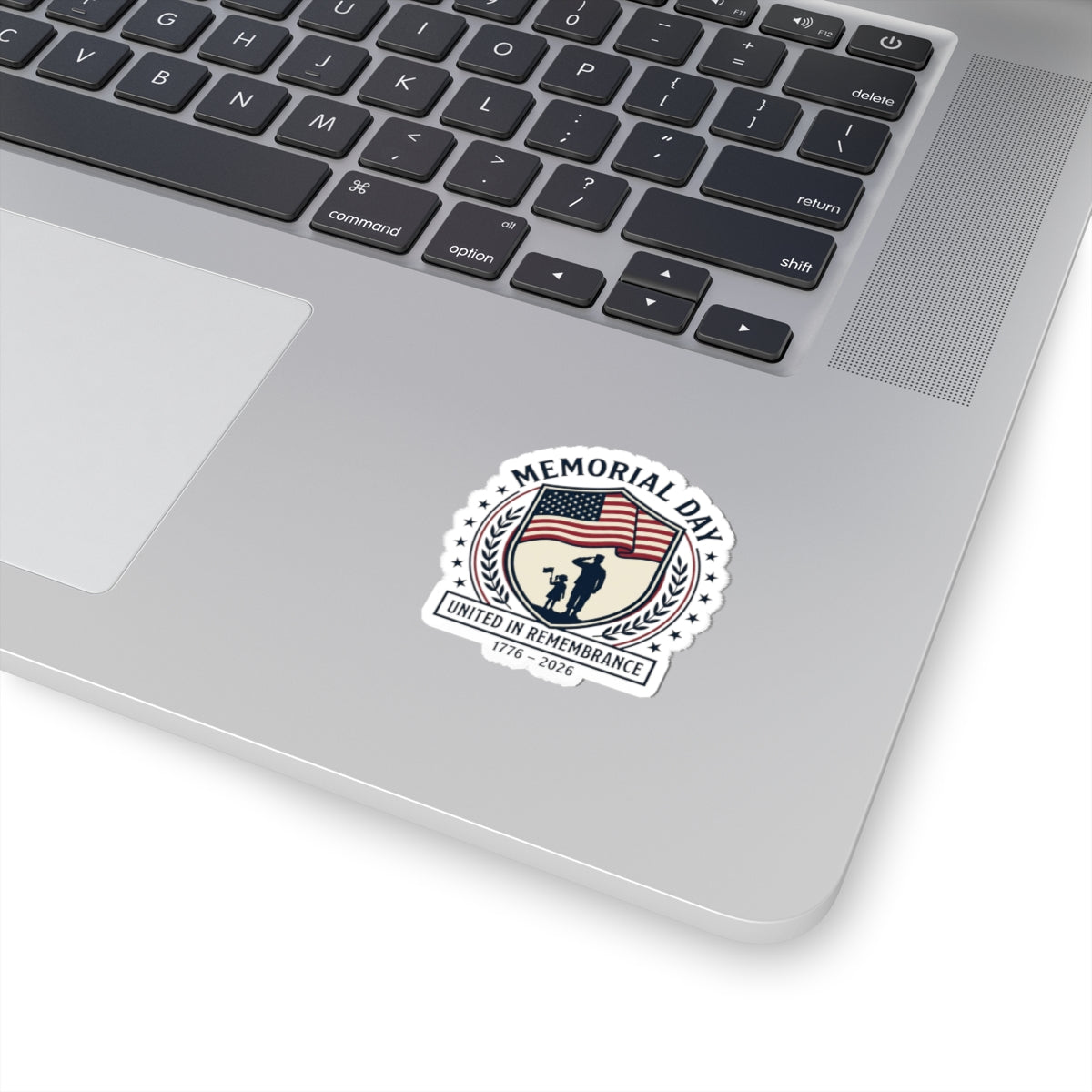 Memorial Day 1776–2026 USA 250 Vintage Distressed Kiss-Cut Stickers
