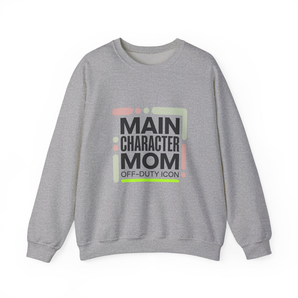 Main Character Mom Crewneck Sweatshirt | minimalist mom shirt, streetwear mom