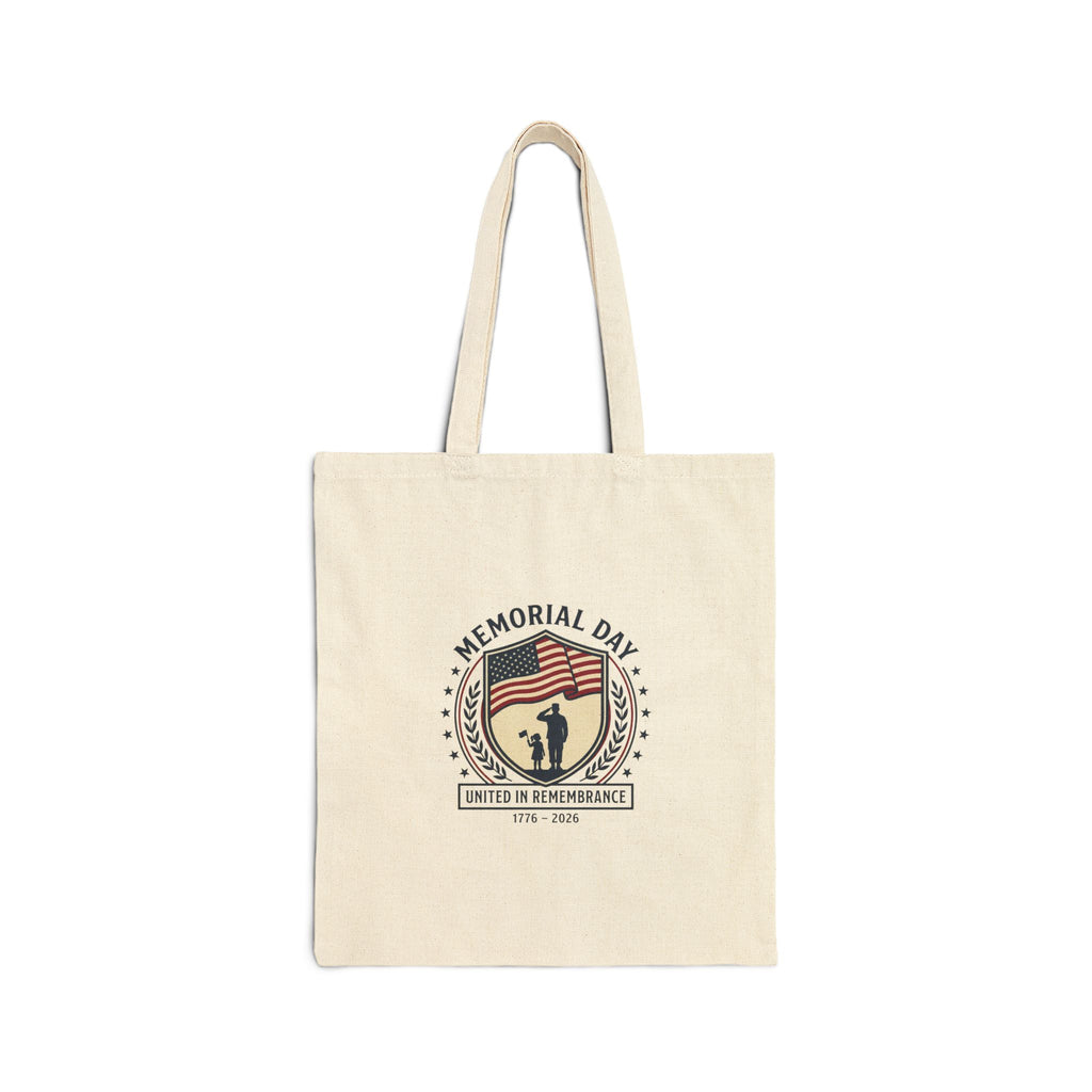 Memorial Day 1776–2026 Tote | USA 250 Vintage Distressed Americana