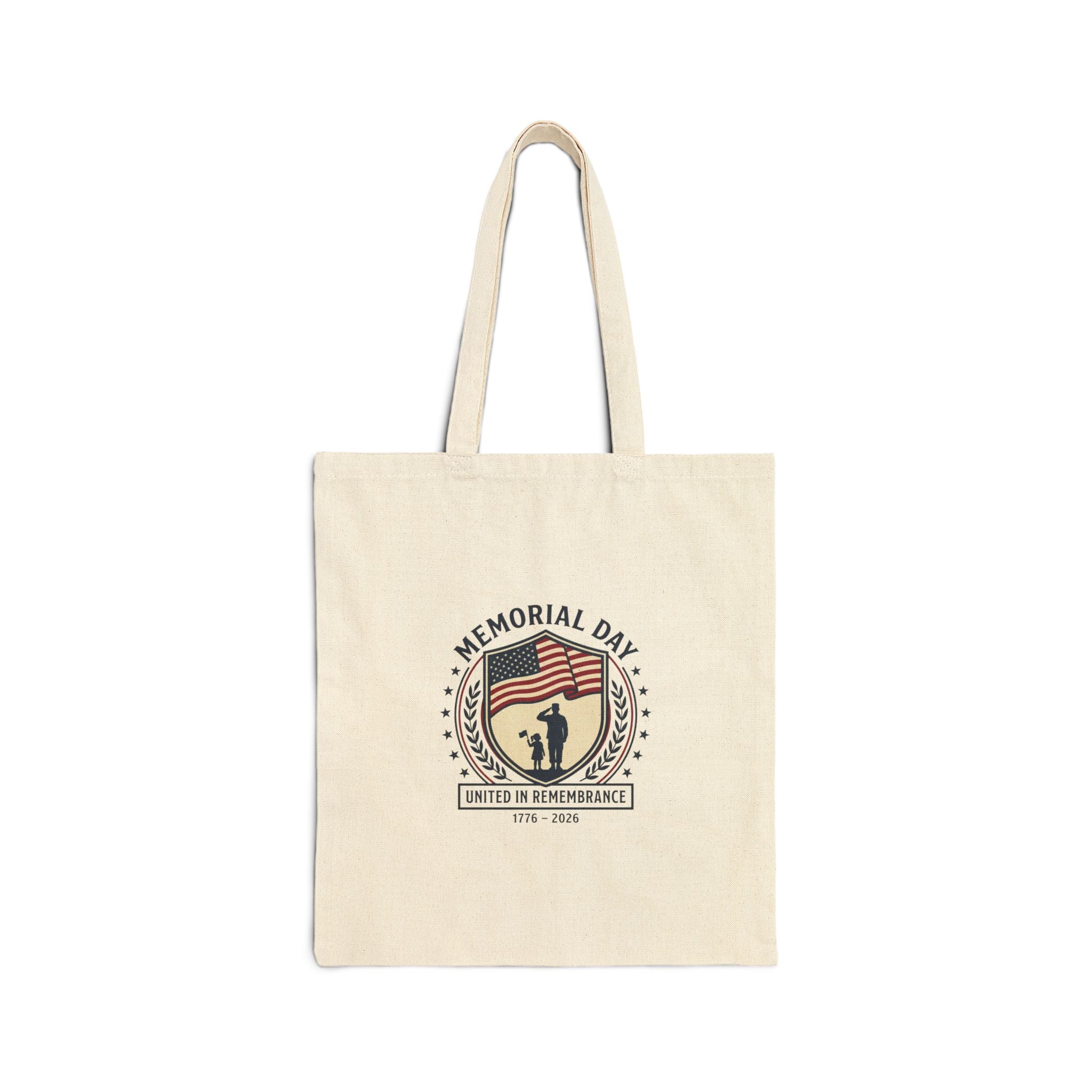 Memorial Day 1776–2026 Tote | USA 250 Vintage Distressed Americana