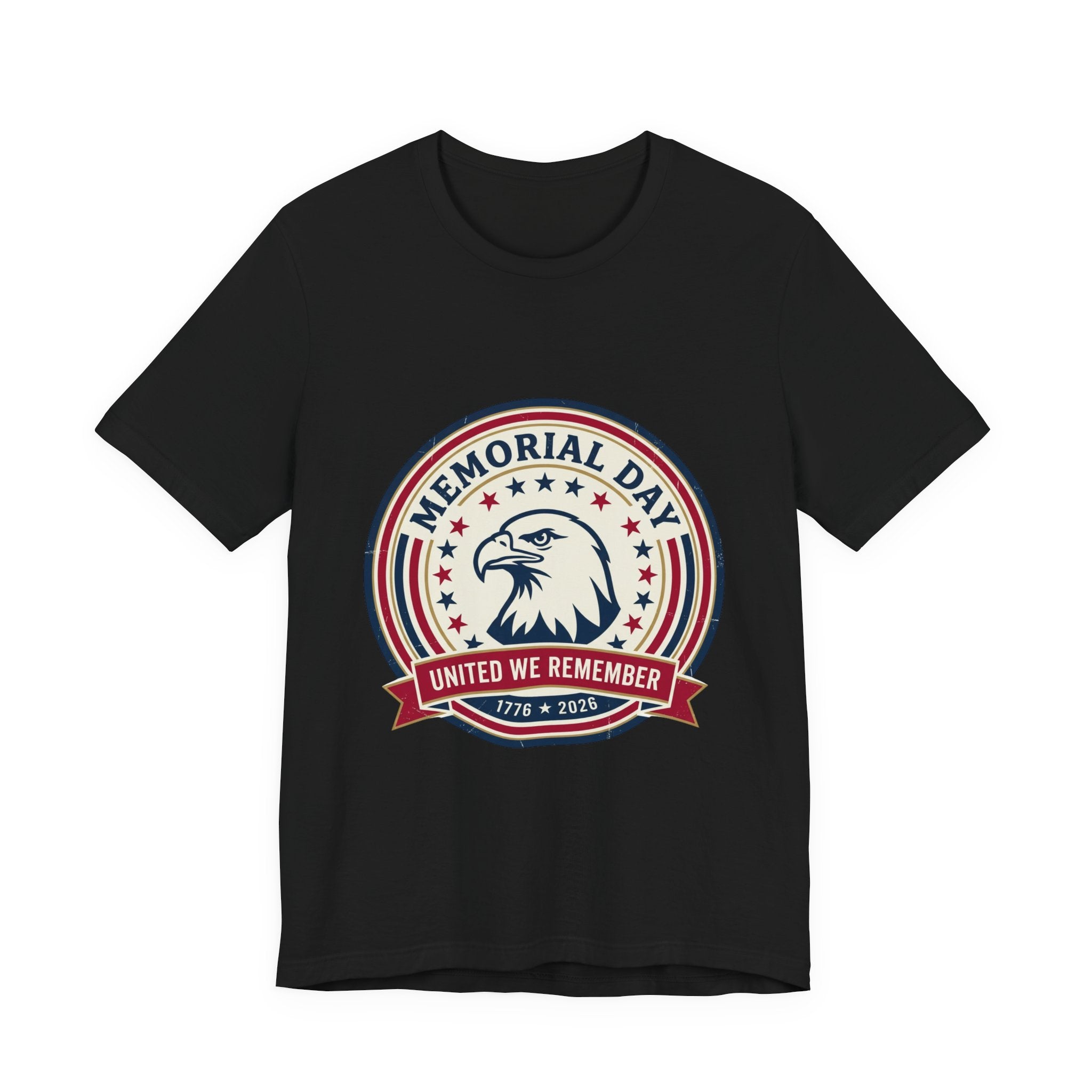 Memorial Day 1776–2026 Eagle Tee | USA 250 Vintage Distressed Patriotic