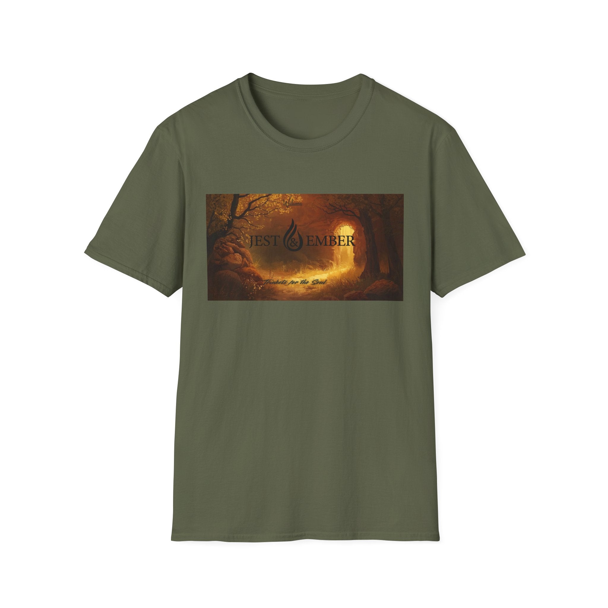 T-Shirt - "Rest & Remember" Autumn Forest Scenic Tee